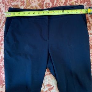 Navy dress pants mid rise